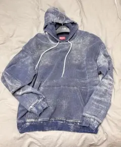 DIESEL パーカー ブルー ケミカルウォッシュのサムネイル