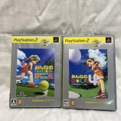 中古品！PS2みんなのテニス、みんなのテニス4 セット