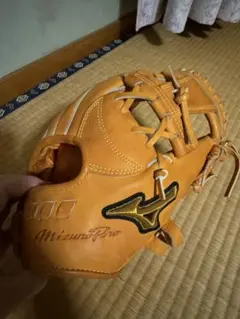 Mizuno Pro 軟式グローブ オレンジのサムネイル