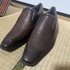 ORIHICA ブラウンレザーシューズ　革靴のサムネイル