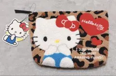 ハローキティ　サガラ刺繍ポーチ