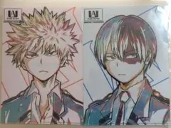 ヒロアカ　クリアファイル　爆豪 轟セット