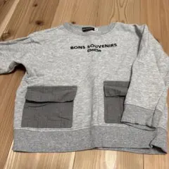 BeBe グレー トレーナー 100cm