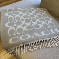 COACH グレー ストール・ショール