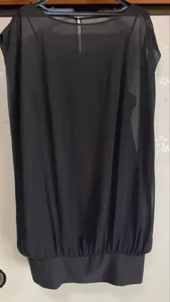ZARA BASIC黒パーティードレス Lサイズ