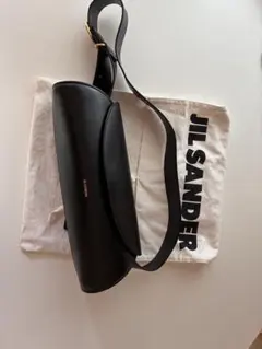jilsander Cannolo スモール ブラック レザー バッグ　袋ありのサムネイル