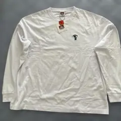 《新品》BEN DAVIS 長袖Tシャツ ホワイト Mサイズ ユニセックス