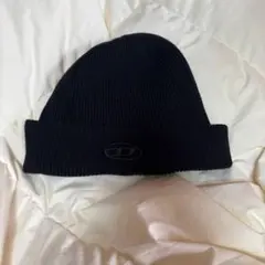 diesel ビーニー　ニットキャップ　ブラック