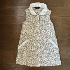 COMME CA ISM 花柄ノースリーブワンピース 90