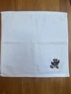 POLO ベア刺繍 ウォッシュタオル約35cm