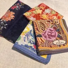 ハンカチ まとめ売り レディース バンダナ 4枚セット