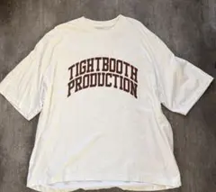 TIGHTBOOTH PRODUCTION Tシャツ ホワイト XL
