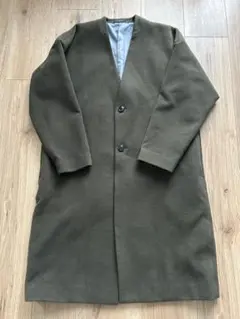 *JUNRED コート　オリーブ色　Lサイズ