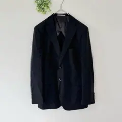 パーフェクトスーツファクトリー［XL］美品◎ウールブレンド◎テーラードジャケット