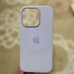 iPhone14pro apple純正シリコンケース ライラック