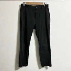 【美品】ユニクロ ブラック メンズ ストレッチパンツ 伸縮性 履きやすい 運動