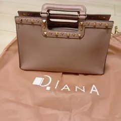 DIANA ダイアナ スタッズ 2WAY ショルダーバッグ