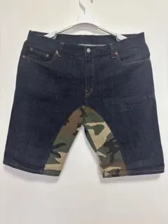 週末限定値下げ‼️児島ジーンズ42 迷彩 モンキー コンボ デニム カモフラXXL 週末限定値下げ‼️児島ジーンズ42 迷彩 モンキー コンボ デニム