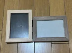 Francfranc フランフラン フォトフレーム 2個セット 木製のサムネイル