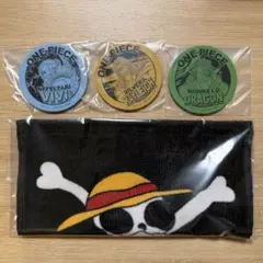 一番くじ　アクリルマグネット　タオル　ワンピース　ルフィ