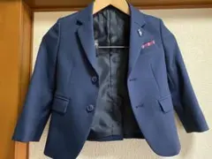 ネイビー フォーマルスーツ ジャケットとパンツセット110cm