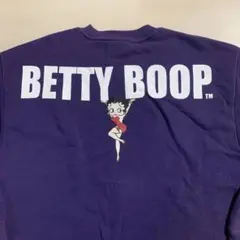 BETTY BOOP 紫 トレーナー　M
