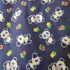 昭和レトロ生地 レトロ生地 生地ハギレ レトロアニマル生地