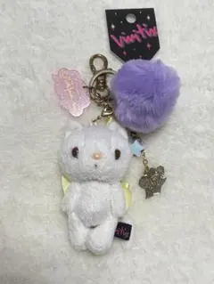 希少　キキララ　ねこ　vivitix マスコット　サンリオ