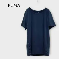 プーマ puma 半袖Tシャツ クルーネック ブラック LL シンプル 無地