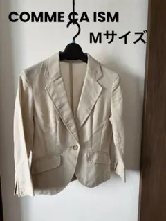コムサ イズム　七分袖ジャケット　ベージュ系のサムネイル