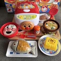 アンパンマン ご飯　炊飯器　セット　和食　おままごとセット
