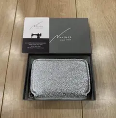 NADAYA ナダヤ 二つ折り財布 ミニウォレット シルバー - メルカリ