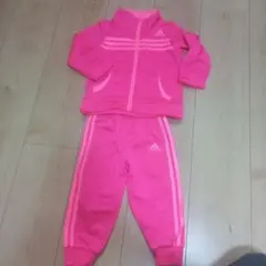 アディダス　ベビー　セットアップ　ピンク　12M　80センチ
