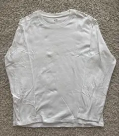 美品　UNIQLO ホワイト 長袖カットソー Ｌ