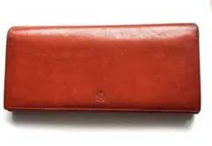 TAKEO KIKUCHI レザー長財布 ブラウン