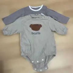ベビー 長袖 ロンパース 70cm 2着セットのサムネイル
