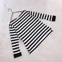 即決可能 グローバルワーク カットソー Tシャツ M ボーダー 長袖 綿のサムネイル