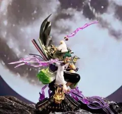 ゾロ フィギュア 三刀流ワンピース コレクターアニメ 棚の装飾ファンカッコいい