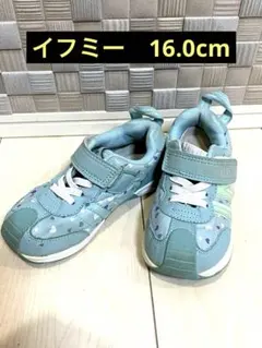 IFME 水色 ハート模様 スニーカー