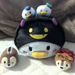 ツムツムぬいぐるみ　大小　ドナルドダック　チップ