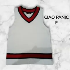【美品】 CIAO PANIC ノースリーブ ニット セーター F G12のサムネイル