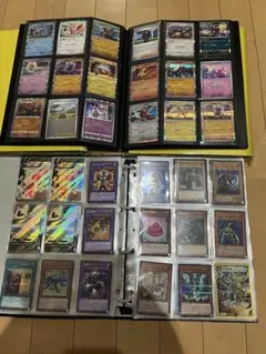 遊戯王 ポケモンカード OCGカードコレクション バインダー付き ほぼキラのみ
