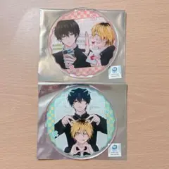 ダメ男の椎名先輩とヤバ男の佐々木くん 3巻発売記念　アクリルコースター　2点