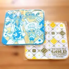 ワンピースのタオルハンカチ 最安 ２枚 【匿名配送・送料無料・未開封】
