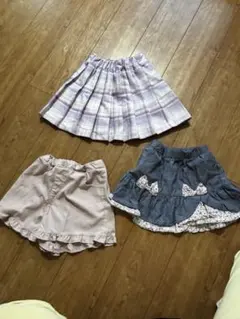キッズ服 スカート 3点セット