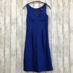 【 ships little black 】ロングワンピース ブルー Mサイズ