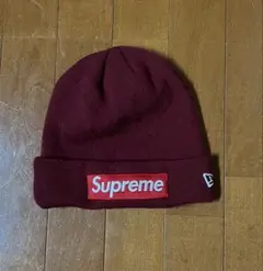 supreme ニット帽 赤 登坂広臣 ジャスティンビーバー - メルカリ