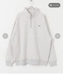 THE FOX ジップポロスウェット(定価9900円)