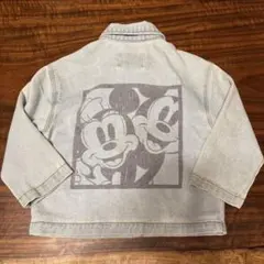 ZARA デニムジャケット 2-3歳 ミッキー　ジージャン　Gジャン　Disny