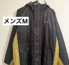 NIKE ベンチコート Mサイズブラック/ゴールド　裏ボア　サッカー　アウター